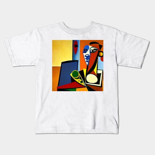 African Print Kids T-Shirt by seguns1